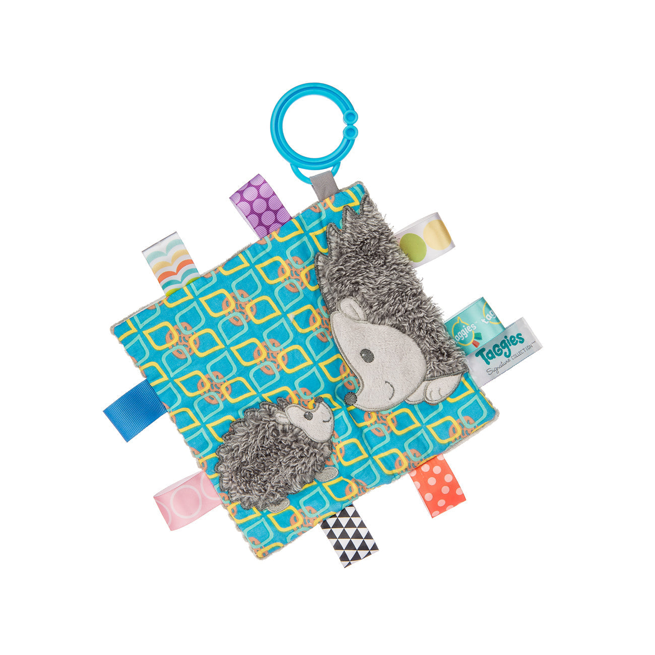 Jucarie plus senzoriala Arici Taggies, cu activitati, 15x15cm,  +0 luni, Mary Meyer